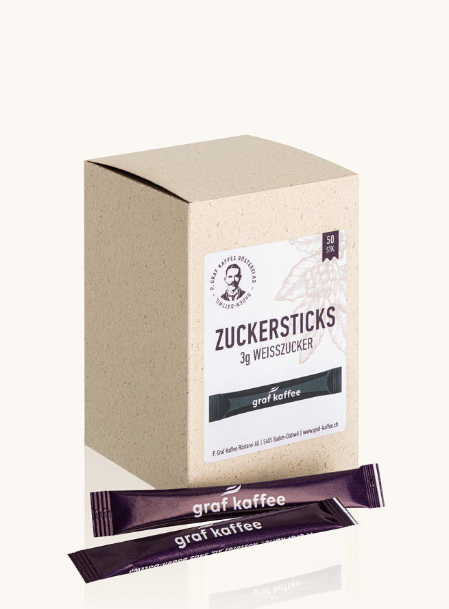 [640050] 50 Zuckersticks Graf Kaffee